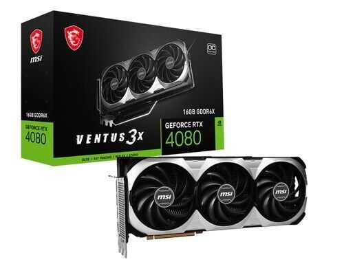 Carded MSI GPU NV RTX 4080 16GB VENTUS 3X OC Fan